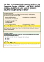 Test Bank for Intermediate Accounting 3rd Edition by Elizabeth A&period; Gordon &vert; 2026&sol;2027