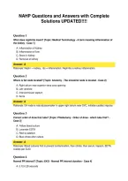 NAHP Questions and Answers with Complete Solutions UPDATED&excl;&excl;&excl;&excl;&period;pdf