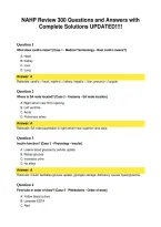 NAHP Review Questions and Answers with Complete Solutions UPDATED&excl;&excl;&excl;&excl;&period;pdf