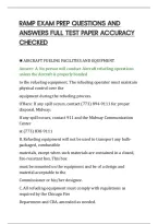 Ramp Exam Prep Questions And&NewLine;Answers Full Test Paper Accuracy&NewLine;Checked&NewLine;