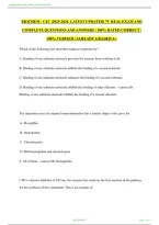 Biochemistry Chapter 7 Study Guide &vert; Key Concepts&comma; Review Questions & Exam Prep