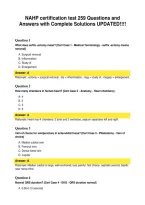 NAHP certification test Questions and Answers with Complete Solutions UPDATED&excl;&excl;&excl;&excl;&period;pdf