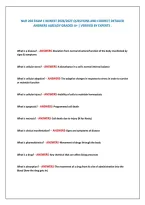 Nur 204 Exam 1 Newest 2026&sol;2027 Questions And Correct Detailed &NewLine;Answers Already Graded A&plus; &vert; Verified By Experts &period;