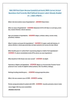 NSG 320 Final Exam Review Exam&lpar;Actual Exam&rpar; With Correct Actual &NewLine;Questions And Correctly Well Defined Answers Latest Already Graded &NewLine;A&plus; &vert; 2026 UPDATE &period;