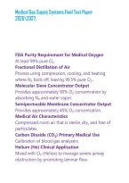 Medical Gas Supply Systems&period;Final Test Paper 20262027&period;&NewLine;
