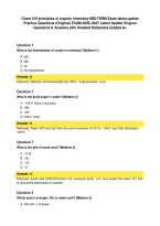 Chem 219 principles of organic chemistry MID-TERM Exam latest update Practice Questions &lpar;Original&rpar; EXAM 2026&ndash;2027 Latest Update Original Questions & Answers with Detailed Rationales Graded A&plus;&period;pdf