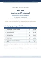 BSC 2085 Anatomy and Physiology I Comprehensive Practice Exam Bank Questions and Answers with Complete Detailed Rationales 