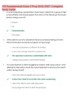 ATI Fundamentals Exam 2 Prep 2026&sol;2027 &vert; High-Yield Nursing Practice Questions & Verified Answers &vert; Complete Study Guide &vert; Latest Update &vert; Graded A&plus;