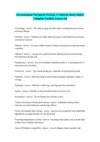 For Gerontological Nursing by Patricia A Tabloski Guaranteed Pass