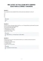Rbs Latest Actual Exam With Verified&NewLine;Questions & Correct Answers