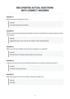 Rbs Updated Actual Questions&NewLine;With Correct Answers