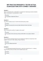 Rbt Practice Frequently Tested Actual&NewLine;Exam Questions With Correct Answers&NewLine;