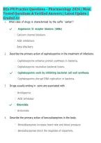 REx-PN Pharmacology Practice Questions 2026 &vert; Nursing Exam Review & Answers