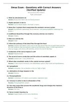 Omsa Exam - Questions with Correct Answers &lpar;Verified Update&rpar;