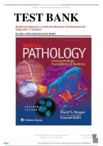 Test Bank for Rubin&rsquo;s Pathology&colon; Clinicopathologic Foundations of Medicine 7th Edition &lpar;David S&period; Strayer & Emanuel Rubin&rpar;