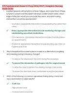 ATI Fundamentals Exam &num;1 Prep 2026&sol;2027 &vert; High-Yield Nursing Practice Questions & Verified Answers &vert; Complete Nursing Study Guide &vert; Latest Update &vert; Graded A&plus;