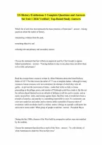 US History II Unit 1 milestone 1 Complete Questions AnswersFall 2026 Verified Latest Update