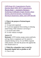 Usps 943 Exam &vert;Questions & Answers&vert; Already Graded A&plus; &lpar;Complete Bundle&rpar; Updated&excl;&excl;&excl;