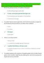 NURS 5315 UTA Exam 5 Endocrine&comma; Obesity&comma; GI & Hepatology &vert;&NewLine;Advanced Pathophysiology Exam Prep 2026&sol;2027