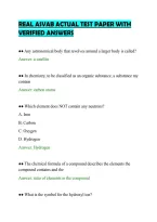 Real Asvab Actual Test Paper With&NewLine;Verified Answers