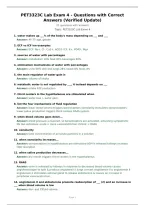 PET3323C Lab Exam 4 - Questions with Correct Answers &lpar;Verified Update&rpar;