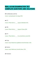 Real Asvab Examination Test&NewLine;Complete Questions And Solutions