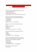 WGU D236 Pathology PreAssessment Already Graded A Exam with correct Answers