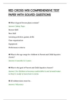 Red Cross Wsi Comprehensive Test&NewLine;Paper With Solved Questions&NewLine;