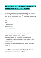 Regis Nu650 Test Bank Questions With&NewLine;Verified Answers Full Review&NewLine;