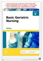 Test Bank For Basic Geriatric Nursing 8Th Edition By Patriciaa&period; Williams