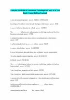 Test Bank Pilbeams Mechanical VentilationPhysiological and Clinical Applications Cairo 2026 A GUARANTEED