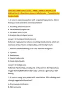 NUR 283 COMP Exam 2 &lpar;2026&rpar; &vert; Galen College of Nursing &vert; 300 &NewLine;Original Practice Questions&comma; Answers & Rationales &vert; Comprehensive &NewLine;Review Guide 