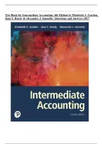 Test Bank for Intermediate Accounting&comma; 4th Edition by Elizabeth A&period; Gordon&comma; Jana S&period; Raedy & Alexander J&period; Sannella &vert; Questions & Answers &vert; 2027