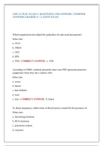 AMCA CMAC Exam 4 &vert; Verified Practice Questions&comma; Answers & Comprehensive Exam Review 2026&sol;2027