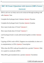 BSC 101 Exam 2 &vert; Practice Questions&comma; Answers & Comprehensive Exam Review 2026&sol;2027