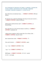 WGU D440 HESI Nutrition Study Guide &vert; Victoria&comma; Kareem & Stephanie Notes&comma; Practice Questions & Exam Review 2026&sol;2027