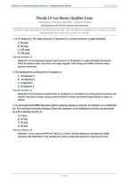 Florida LP Gas Master Qualifier Exam Comprehensive Review Actual 2026&sol;2027 with Detailed Rationales &vert; Complete Exam-Style Questions &vert; Pass Guaranteed &ndash; A&plus; Graded