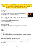 Nr 507&sol;Nr 507 Advanced Pathophysiology Final Exam &vert; Complete Exam Questions And Elaborated Answers &vert; Already Graded A &vert; Newest Update 2026 &ndash; Chamberlain College