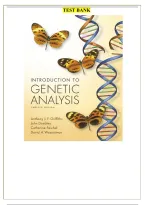 Introduction to Genetic Analysis&comma; 12th Edition by Griffiths &lpar;2025&rpar; &vert; Complete Test Bank&comma; Practice Questions & Answers 2026&sol;2027