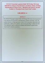 Watch Text Written Tx Pact Essential Academic Skills 700 Writing 702 Exam 2026 & Answers ...