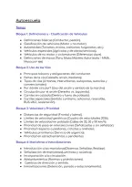 Apuntes completos - Carnet de Conducir Permiso B - Dividio por temas&comma; y incluye apuntes de las preguntas