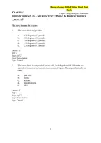 Biopsychology 10th Edition by Pinel&colon; Test Bank Chapters 1&ndash;3 with Questions and Answers