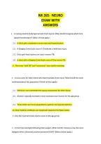 Neurology Practice Questions and Answers&colon; Exam Review and Study Guide