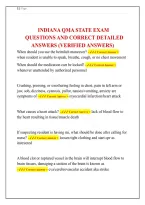  Indiana QMA State Exam&colon; Certified Medication Aide Practice Test