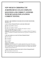 New Mexico Chiropractic Jurisprudence Exam&colon; Practice Questions