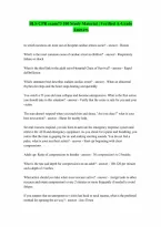 BLS CPR exam73 questions and answers 100 Correcthighly recommended by professors Guaranteed Pass