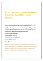 ATI RN Community Health CMS Actual Exam&colon;&NewLine;200 Questions with Answers & Rationales&NewLine;&lpar;Latest 2026&rpar; &vert; Instant Download&NewLine;