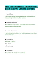 Rnsg 1430 Complete Examination Test&NewLine;Questions With Verified Solutions