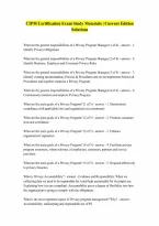 CIPM Latest Update Graded A Questions and Answers 100 Pass