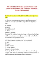 NM MS-12 Fire Protection Systems Exam 2027 &vert; Questions and Answers &vert; PDF Download&NewLine;